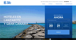 Desktop Screenshot of hoteleslopez.com